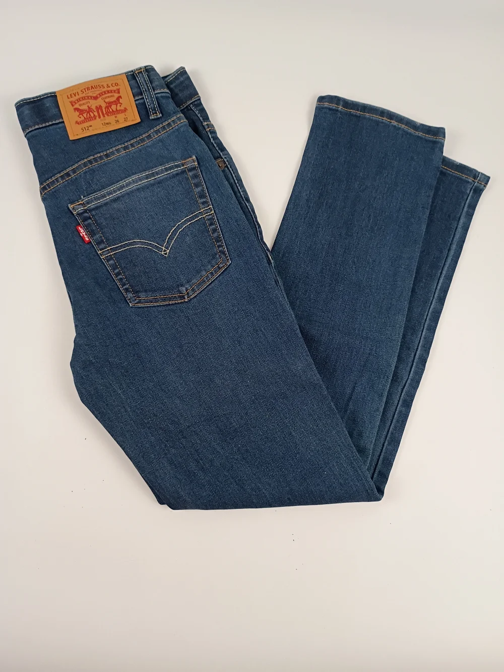 Levi's boysDark Blue Slim Straight Jeans